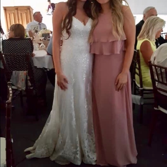 JJ House bridesmaid or formal dusty rose dress - Picture 2 of 4